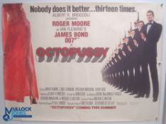 Original Movie/Film Poster – 1983 James Bond Octopussy 40x30