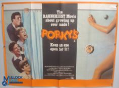 Original Movie/Film Poster – 1981 Comedy Porky’s 40x30