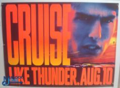 Original Movie/Film Poster – 1990 Pre Film Release Cruise like Thunder 40x30