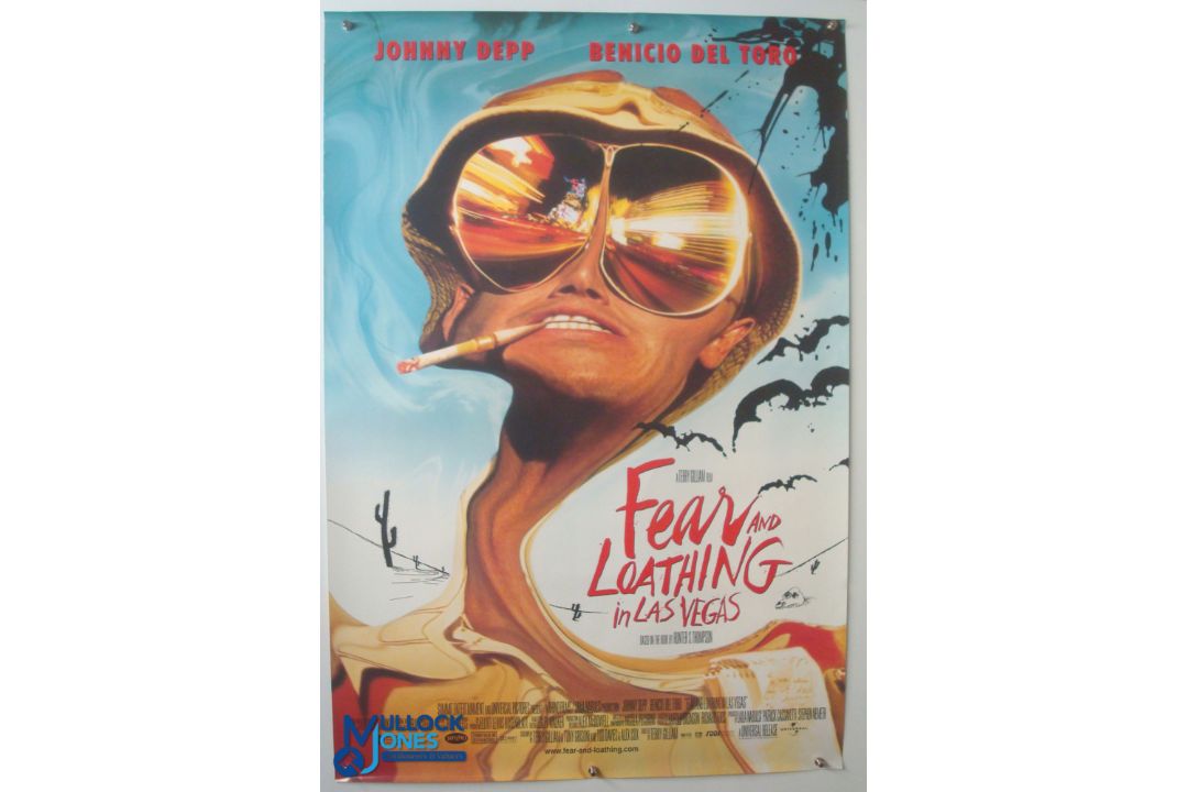 Original Movie/Film Poster – 1998 Fear and Loathing Las Vegas 40x30" approx. kept rolled, creases - Image 2 of 2