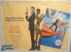 Original Movie/Film Poster – 1985 James Bond A View to a Kill 40x30