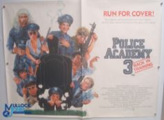 Original Movie/Film Poster – 1986 Police Academy 3 40x30