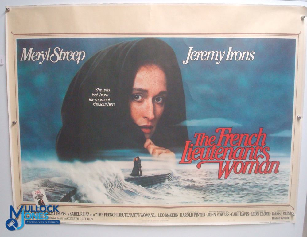 Original Movie/Film Poster – 1981 French Lieutenants Woman 40x30" approx. kept rolled, creases