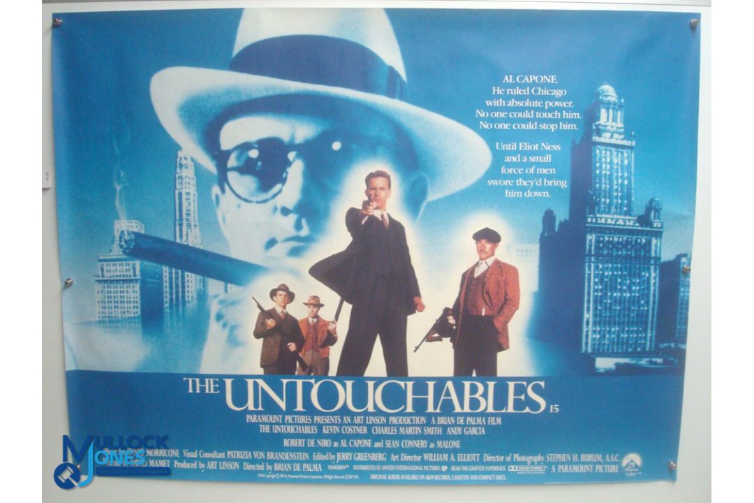 Original Movie/Film Poster – 1987 Untouchables 40x30" approx. kept rolled, creases apparent, Ex