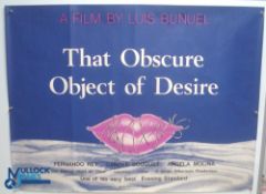 Original Movie/Film Poster – 1989 Wild Orchid, 1977 That Obscure Object of Desire 40x30