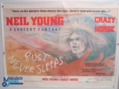 Original Movie/Film Poster – 1979 Neil Young A Concert Fantasy Crazy Horse 40x30
