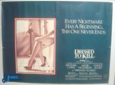 Original Movie/Film Poster – 1980 Dressed to Kill 40x30
