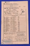 1950/51 New Brighton (final league season) v Shrewsbury Town Div. 3 (north) match programme 10