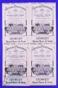 1930 Bristol Home Rugby Programmes (4): Nearly a century old and really interesting, detailed,