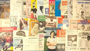 Testimonial/Benefit/Friendly match programmes featuring George Best to include 1979 Ipswich Town v