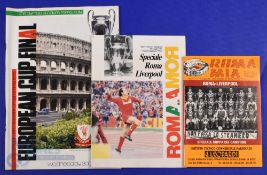 1984 European Cup final Liverpool v Roma, Roma Mia 112 page issue, Official UEFA souvenir programme,