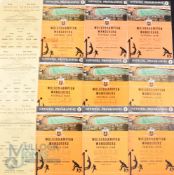 1957/58 Wolverhampton Wanderers reserves home match programmes Barnsley, Blackpool, Chesterfield (