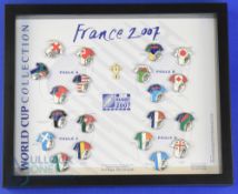 2007 RWC Official Framed Lapel Badge Collection: Beautiful 10