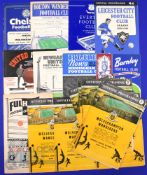 1960/61 Complete league season Wolverhampton Wanderers match programmes homes (21) and aways (21)