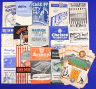 1955/56 Wolverhampton Wanderers complete league season match programmes homes (21) including