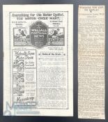 1937-38 Walsall v Aldershot (Southern Section Cup) 18th October 1937 football programme, signed by