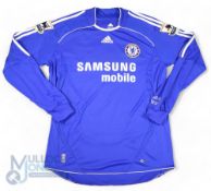 2006/07 Lassana Diarra No 19 Chelsea match issue home football shirt with Championship Winning