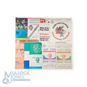 Selection of FA of Ireland Cup final match programmes 1955 Drumcondra v Shamrock Rovers, 1959