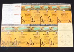 1959/60 Wolverhampton Wanderers reserves home match programmes Stoke City (single sheet),