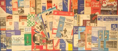 Collection of Wolverhampton Wanderers away programmes, mainly 1960s, a few later, worth sorting