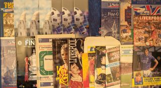 Collection of football programmes Full Members Cup finals 1986 Chelsea v Manchester City, 1987