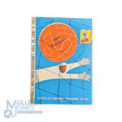 1954 World Cup England v Uruguay (Holders) match programme 26 June 1954 in Basle; fair/good. (1)