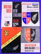 1966 British and I Lions all 4 Tests v NZ Rugby Programmes (4): The test quartet from the Lions'
