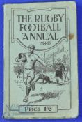 1924-5 Rugby Football Annual: The popular but quite scarce early issue of the long-running, compact,