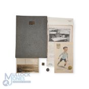 Scarce 1930 World Cup Final Football Programmes, a bound personalised programme - showing signs of