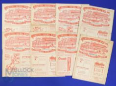 Shrewsbury Town away match programmes v Walsall 1951/52, 1953/54, 1954/55, 1954/55 (FAC), 1955/56,
