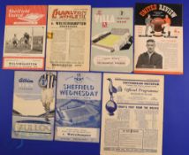 1953/54 Wolverhampton Wanderers (championship season) away match programmes v Sheffield Utd,