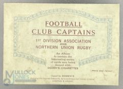 Ogden's 1936 Football Club Captains 1st Division Association and Northern Union Rugby (please note -