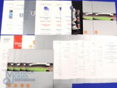 Manchester United match menus at Old Trafford 1996 FAC s/f Official Luncheon for Aston Villa v