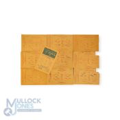 Manchester Utd home reserve match programmes v 1956/57 Wolves, WBA, Preston NE, Sheffield Wednesday,