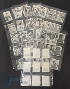 A & BC Bubble Gum Cards - 1973 Football cards Footballers Autographed Photos 32 in the set housed
