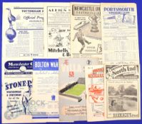 1951/52 Wolverhampton Wanderers away match programmes v Manchester City, Portsmouth, Newcastle