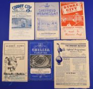 1952/53 Wolverhampton Wanderers away match programmes to include Cardiff City, Sheffield