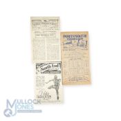 1946/47 Bolton Wanderers away match programmes v Preston NE, Portsmouth, Arsenal; fair/good. (3)