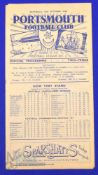 1948/49 Portsmouth (champions) v Bolton Wanderers Div. 1 match programme 30 October 1948; good. (1)