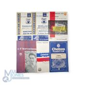 FAIRS CUP FINAL programmes to include 1958 London v Barcelona (fair at best), 1960 Birmingham City v