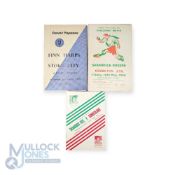 Selection of football programmes Shamrock Rovers v Charlton Athletic (18 May), 1962 Shamrock