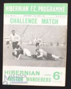 1951/52 Bolton Wanderers away match v Hibernian at Easter Road match programme 26 April 1952; fair/