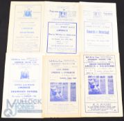 Selection of Limerick home match programmes v 1955/56 Shelbourne, 1956/57 Evergreen (LOI Shield),