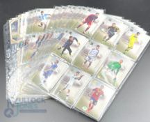 Futera Unique World Football Card Set 2014 - Base card set of 120 with 2 autographed cards MA31
