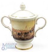 Centenary of the Football League 1888-1988. A Royal Doulton Bone China two-handled cup and lid.