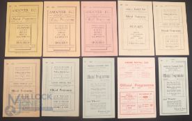 Selection of Andover FC home match programmes 1947/48 Winchester City, 1948/49 Portsmouth