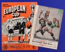 European Cup finals 1959 Real Madrid v Stade Reims (Stuttgart), 1960 Real Madrid v Eintracht