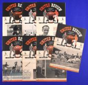1948/49 Manchester Utd home match programmes v Middlesbrough, Preston NE, Sunderland, Stoke City,