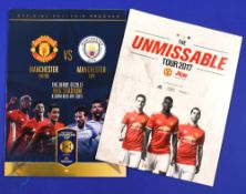 2017 Manchester Utd v Manchester City 20 July 2017 at NRG Stadium, Houston, Texas match programme;