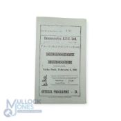 1940/41 Drumcondra v Jacobs FA of Ireland Challenge Cup match programme, fold out type; fair. (1)